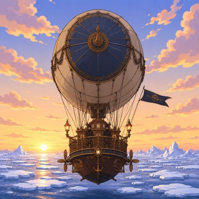 Generated frozen ocean airship output alternate