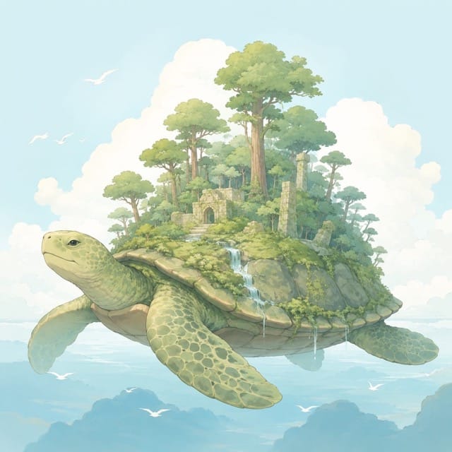 Generated ancient forest turtle output alternate